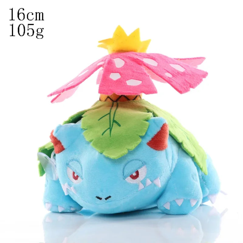 2025 20cm Pokemon Stuffed Plush Toys Kawaii Pikachu Raichu Jenny Turtle Anime Doll Kids Birthday Christmas Gift