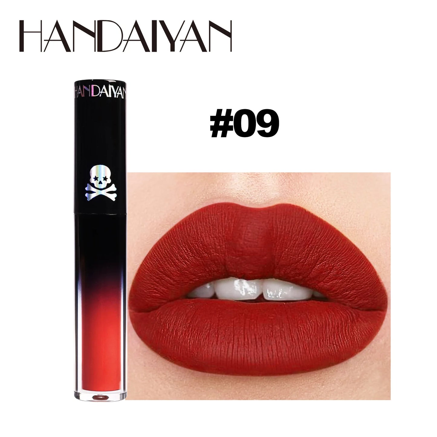 Vampire Black Purple Halloween Christmas Lipstick Moisturizing Waterproof Matte Lip Glosses Pigmented Lip Tint Makeup