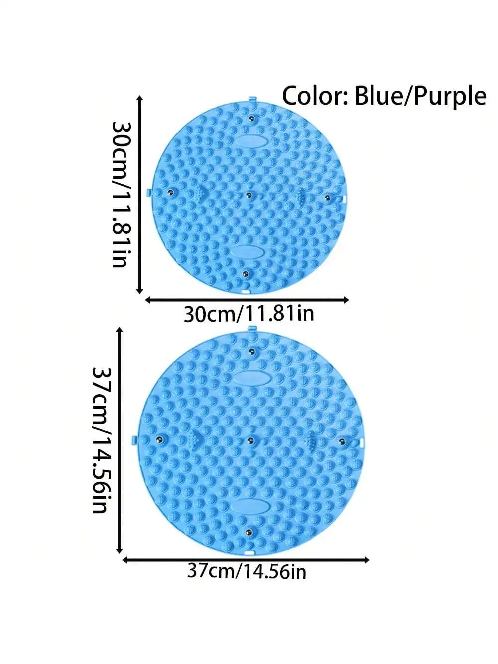 Finger Press Foot Massage Board for Household Use, Bamboo Shooting, Stepping on Finger Board, Thick Circular Foot Massage Pad