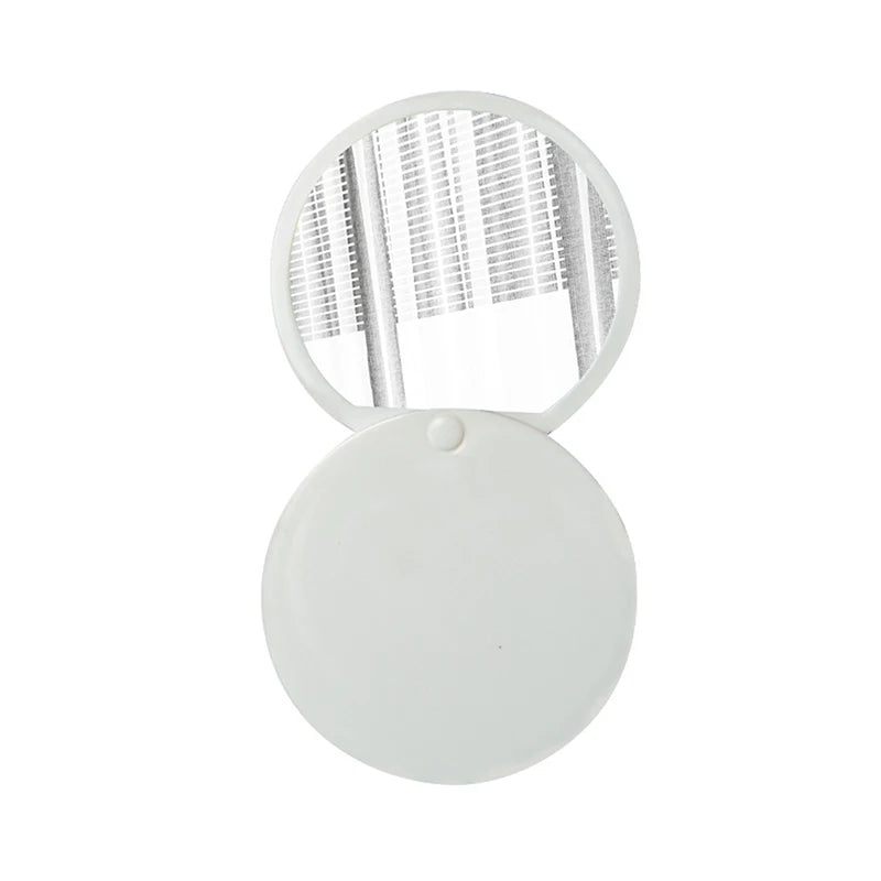Sliding Cover Handheld Makeup Mirror Portable Folding Make-Up Mirror Creative Mini Mirror Sliding Cover Handheld Makeup Mirror