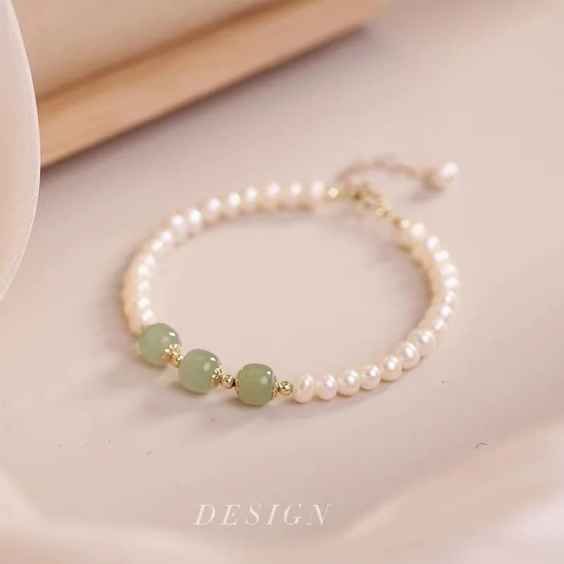 Natural White Opal Lucky Wealth Gelang Bracelet Beaded Bracelet Charm Lucky Wealth Bracelet for Men and Women Trendy Jewelry