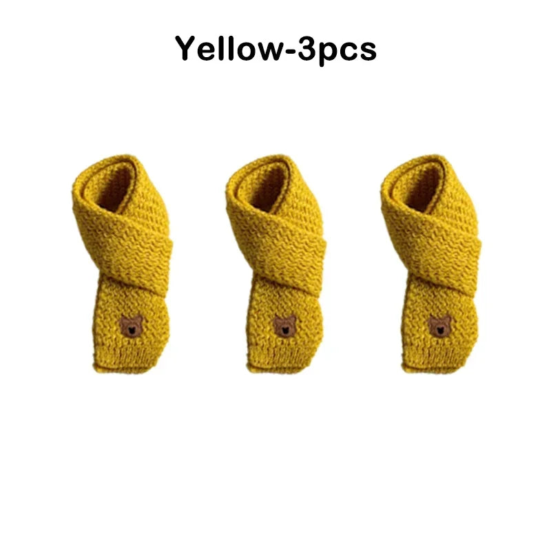 Kids Windproof Scarf Fleece Lined Warm Neck Cover Toddler Winter Scarf Christmas Gift Unisex Baby Outdoor Scarf Korean Cute