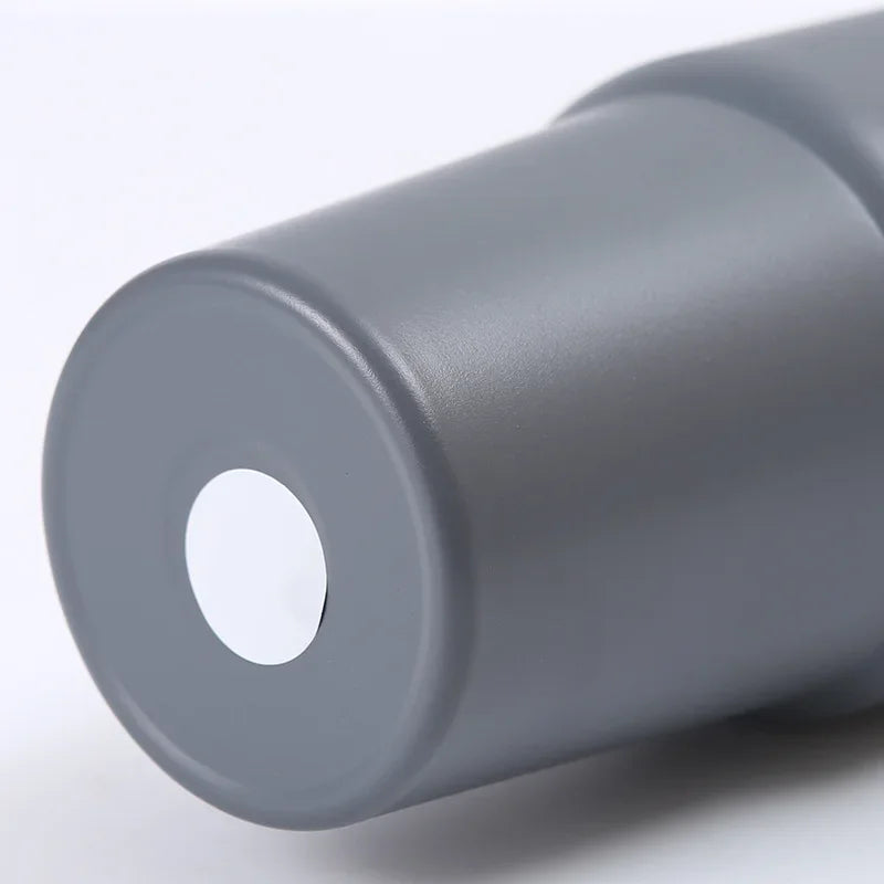 Stainless Steel Thermos Cup with Straw, Portable Car Cup, Travel Sports Water Bottle, Handle Cover, Coffee Vacuum Flask, 30oz