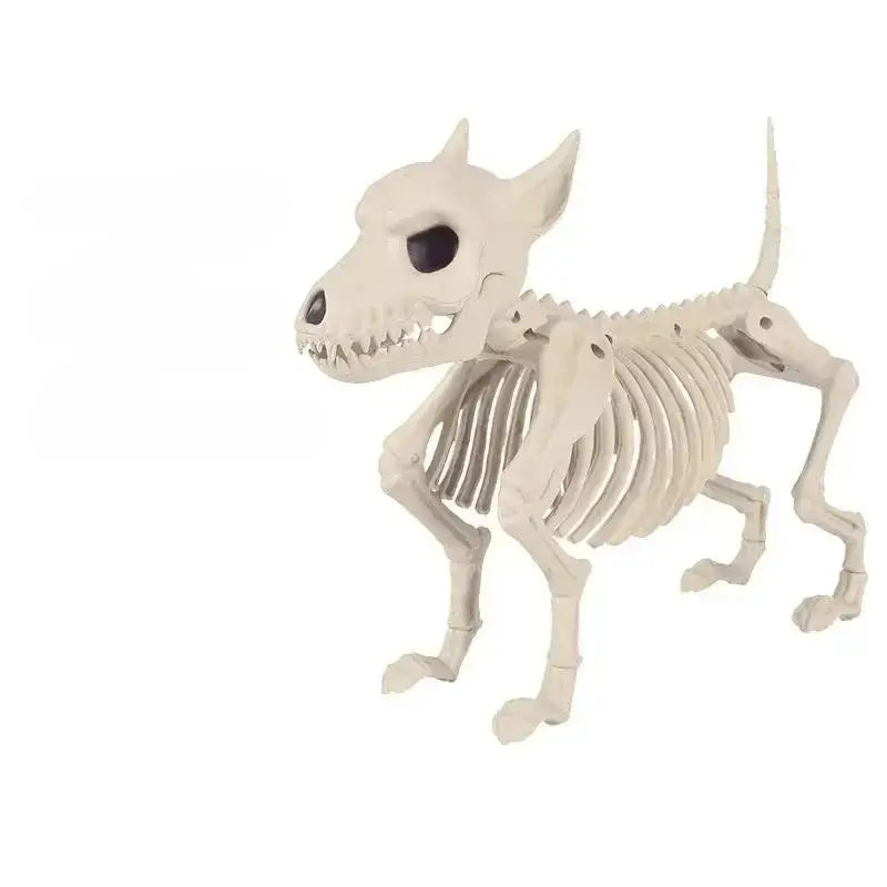 Halloween Skeleton Decoration Props Simulated Animal Models Skeleton Wolf FrogCrow Skeleton Indoor Outdoor Garden HalloweenDecor