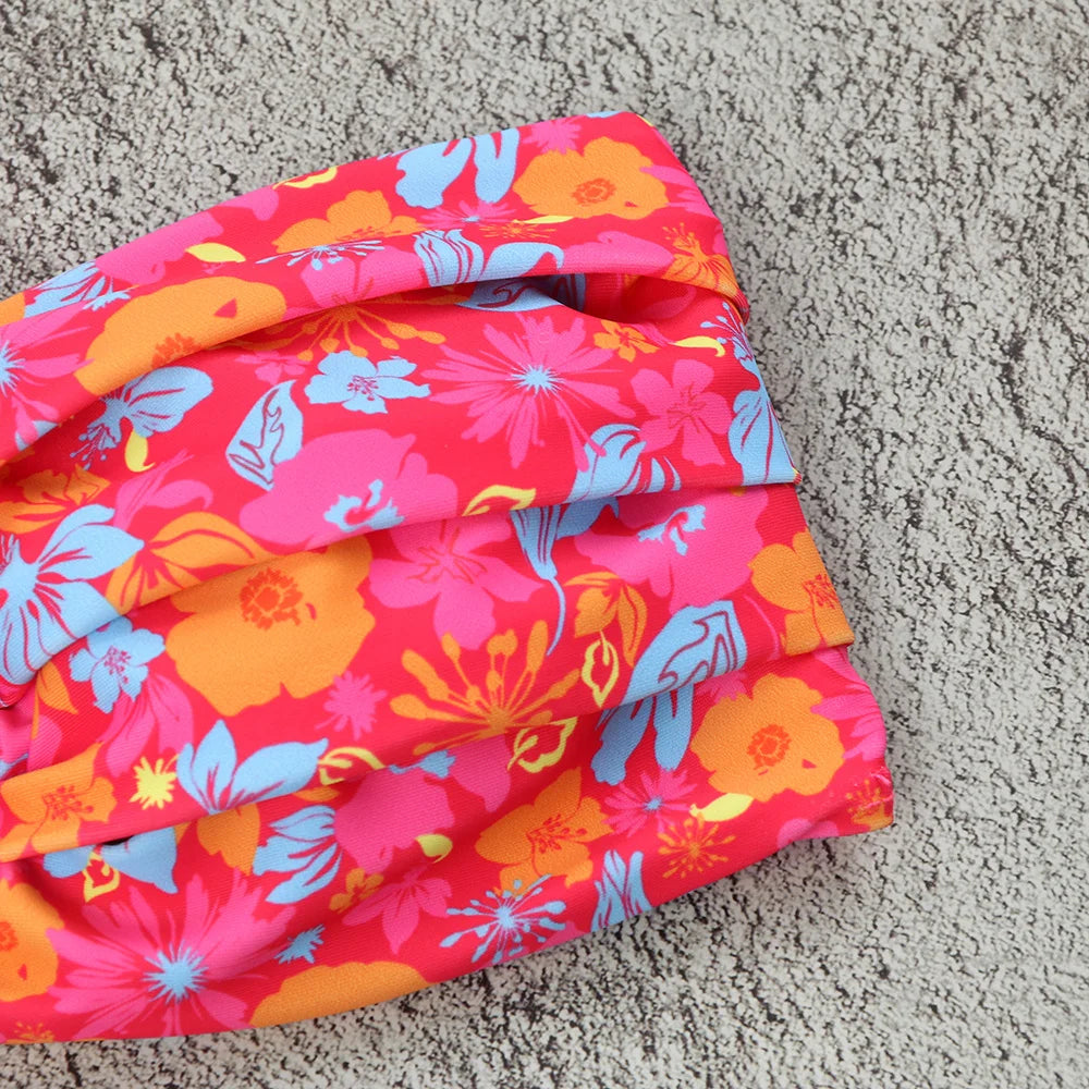 Micro Bikini Push Up Women Swimsuits 2024 Sexy Female Swimwear Brazilian Bikini Set Thong Biquini Swim Suits Print Beachwear