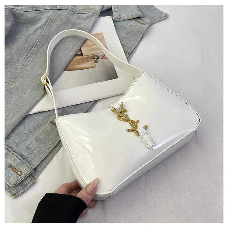 2025 Y2K Underarm Bag for Women, Luxe Boho Shoulder Purse w/Detachable Strap Anti-Theft Lightweight Commuter