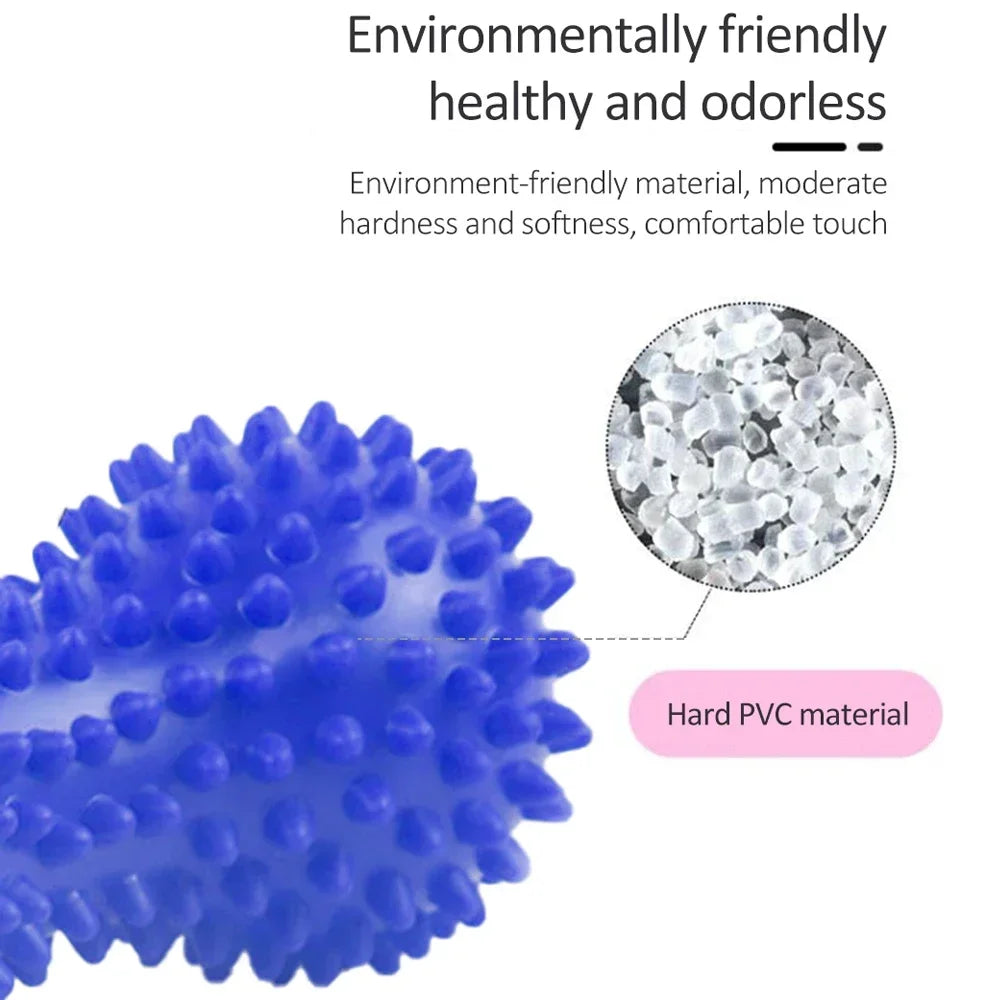 Peanut Massage Ball, Deep Tissue Massage Ball for Back, Neck, Shoulder, Spine, Legs, Hips, Trigger Point Muscle Massage Relaxer