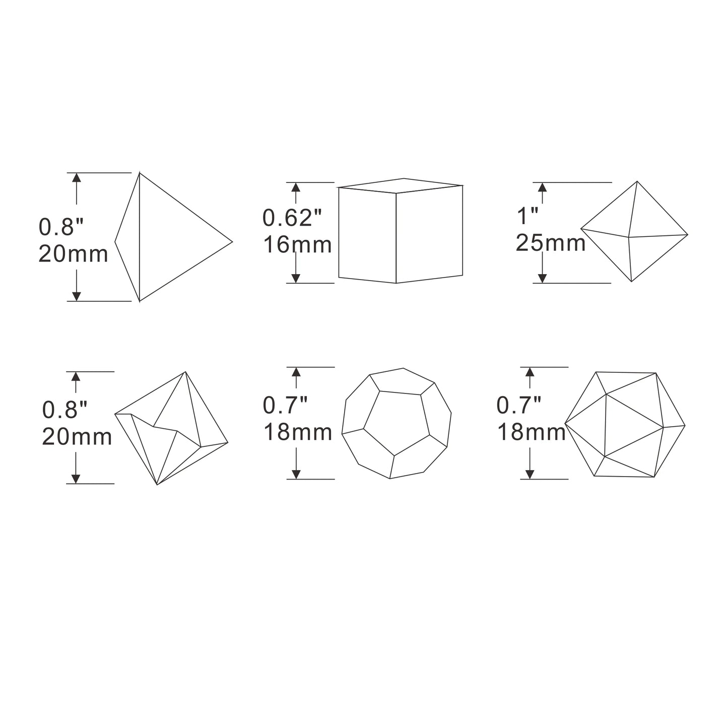 7pcs Set Relief Halloween Pattern Board Game Dice Set, DND Game Dice