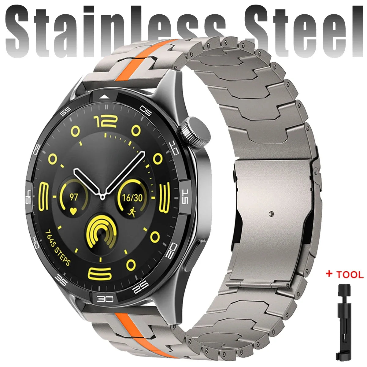 22mm Titanium Strap for Huawei Watch GT5 GT4 46mm Watch 4/4 Pro Band for Amazfit Balance Active 2 Luxury 20mm Watchband Bracelet