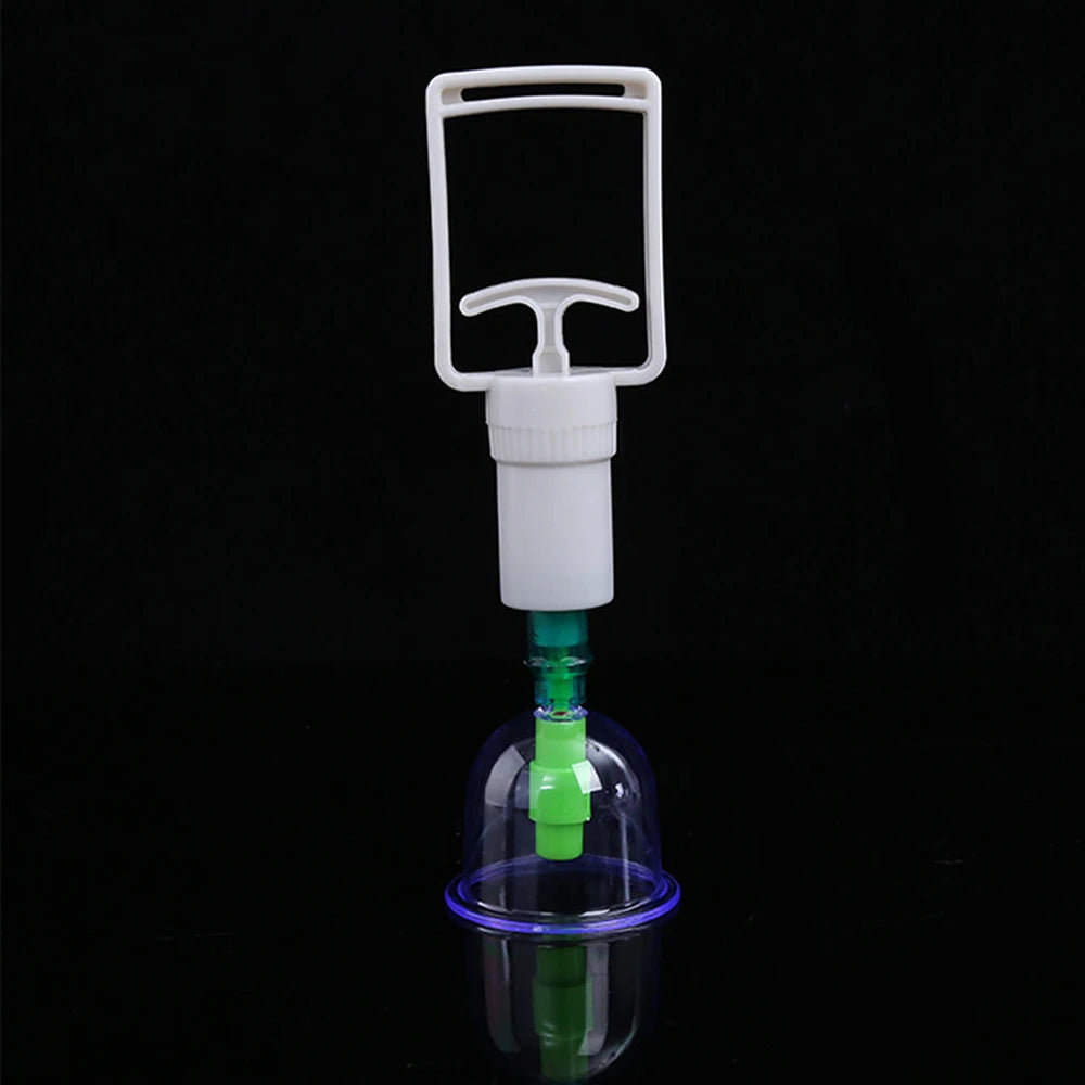 12/6Pcs Vacuum Cupping Set Suction Cups Back Massage Body Cup Detox Massage Body Cups Vacuum Cupping Anti Cellulite Massage Jars