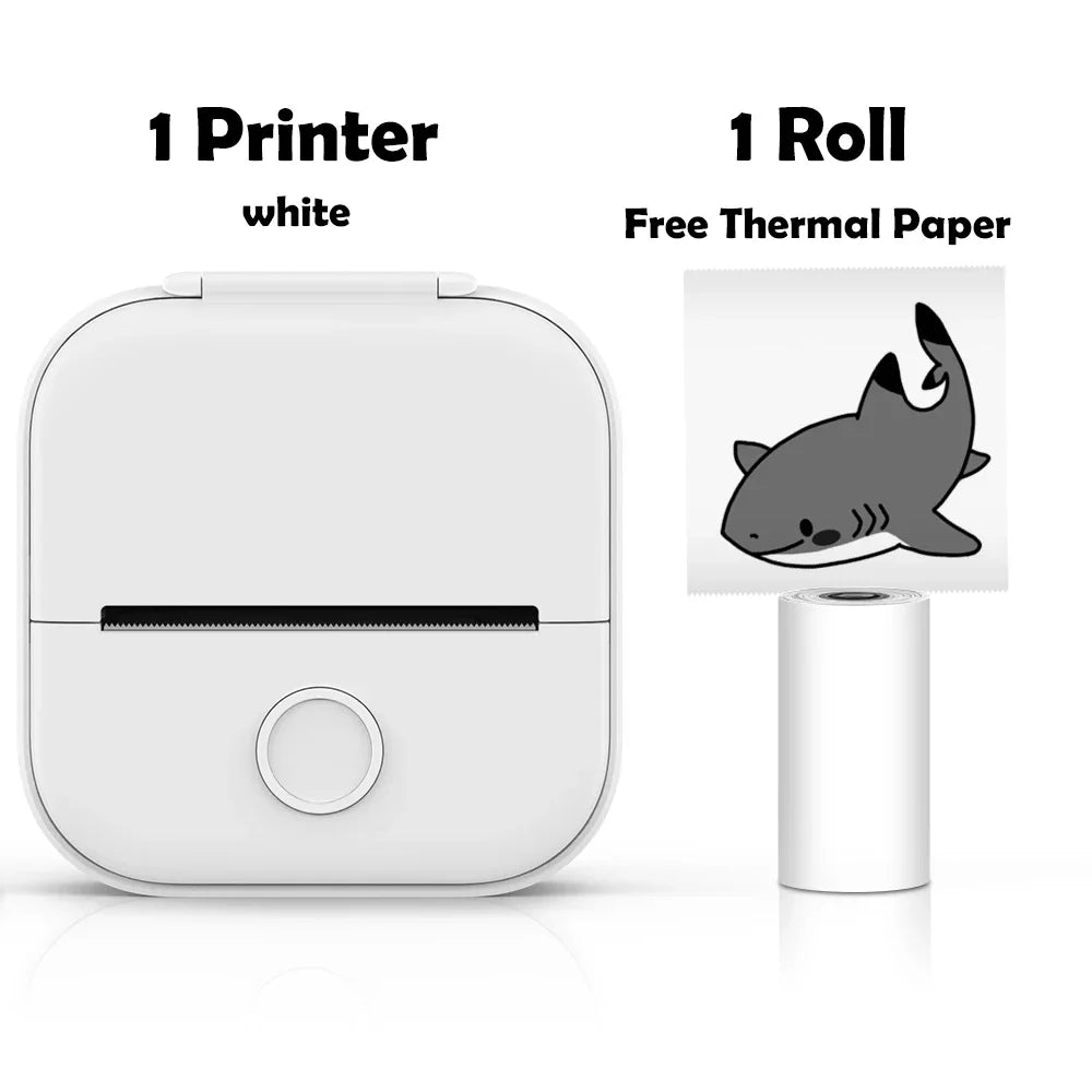 Phomemo T02 Portable Mini Wireless Thermal Pocket Printer Self-adhesive Stickers Use for DIY,Journal Sticker impresora portátil