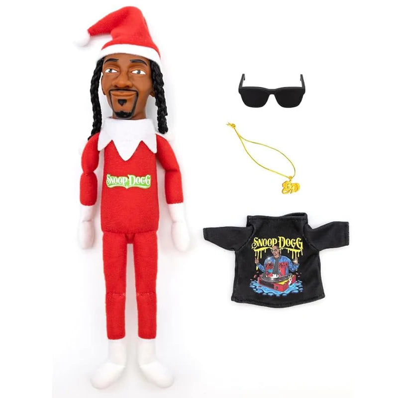 Snoop Dogg Snoop on The Stoop 2025 Christmas Elf, Shelf Decor 12”  Christmas Doll Collectible Figurine Christmas Gift