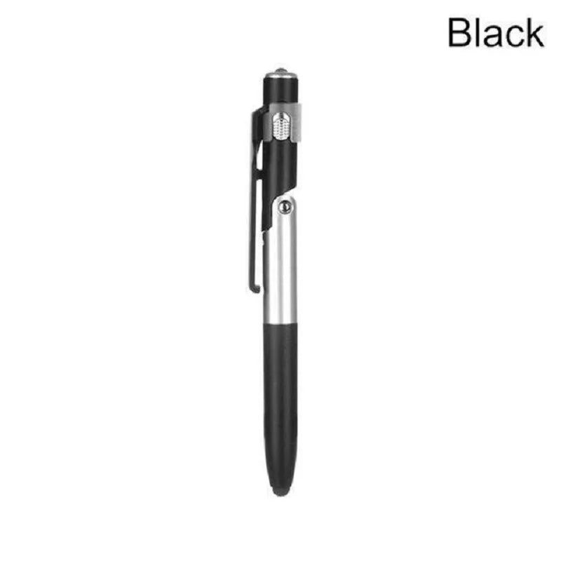 2025 4 In 1 Multifunction Ballpoint Pen With Led Light Folding Phone Holder Touch Screen Stylus Office School Student Stationery