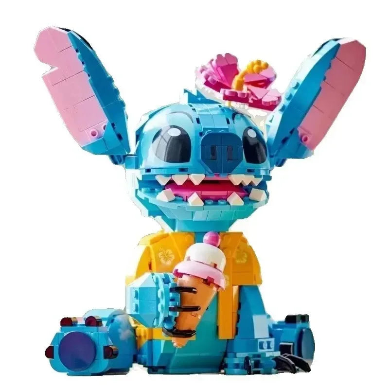 Hot Toys 2025 New 730pcs Stitch Compatible 43249 Building Blocks Bricks Stitch Girl Boy Birthday Christmas Gift Toys