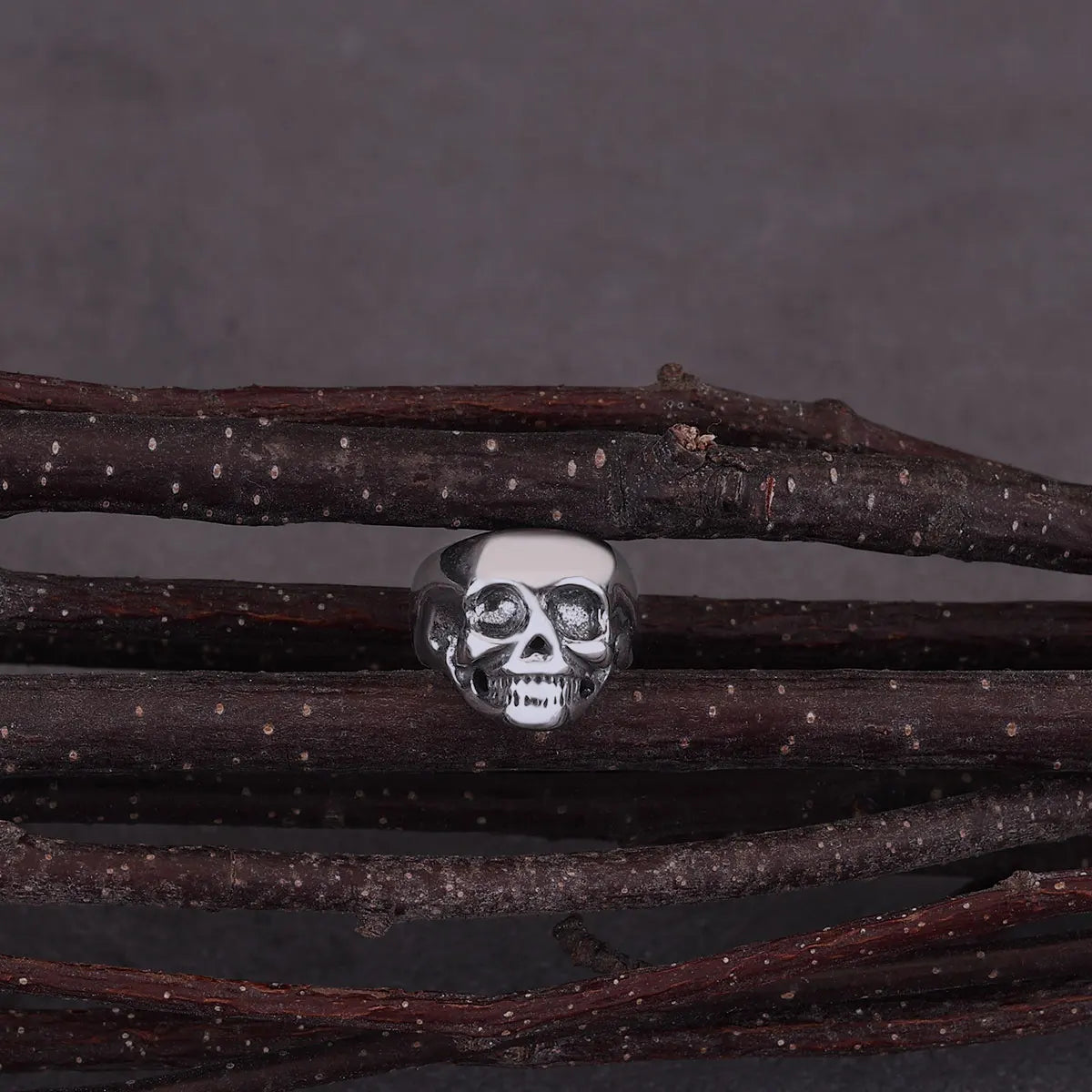 Stainless Steel Skull Clip Earring Jewelry Fashion Girls Punk Hip Hop Party Ears Accessories Hollow Skeleton Earrings Gift