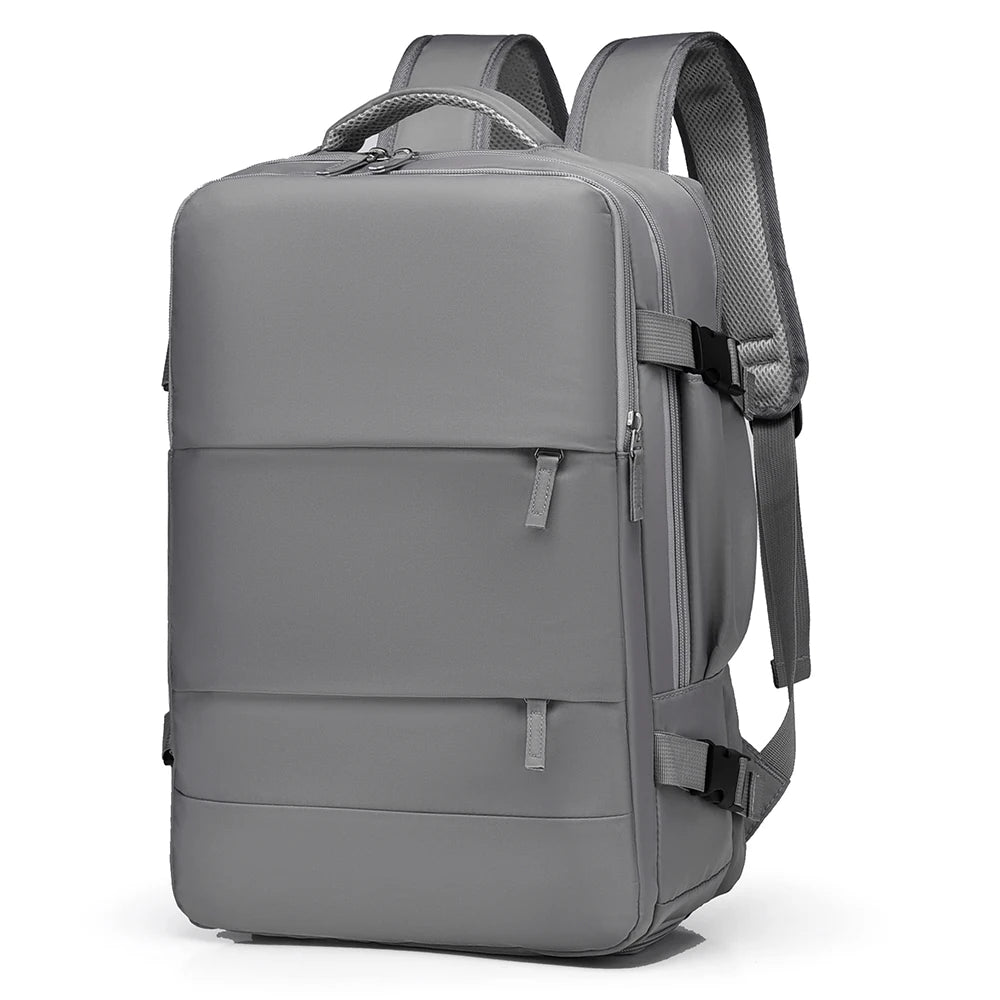 Large Capacity Men's And Women's Travel Shoulder Bag, Unisex Style Business Backpack, Independent Shoe Compartment, Travel