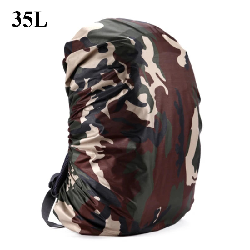 35/45L Adjustable Waterproof Dustproof Backpack Sport Bag Rain Cover Portable Ultralight Shoulder Protect Outdoor Tools Hiking