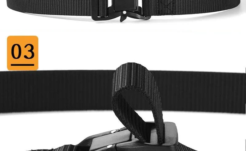 Big Plus Large LONG Size 125 140 160 180cm Men's Belt Canvas Multi-functional Tactical Quick Release Magnetic Alloy Buckle Belts