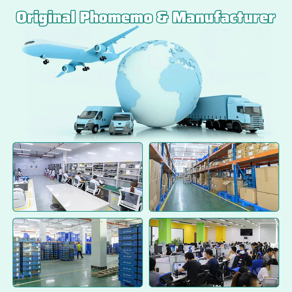 Phomemo T02 Portable Mini Wireless Thermal Pocket Printer Self-adhesive Stickers Use for DIY,Journal Sticker impresora portátil