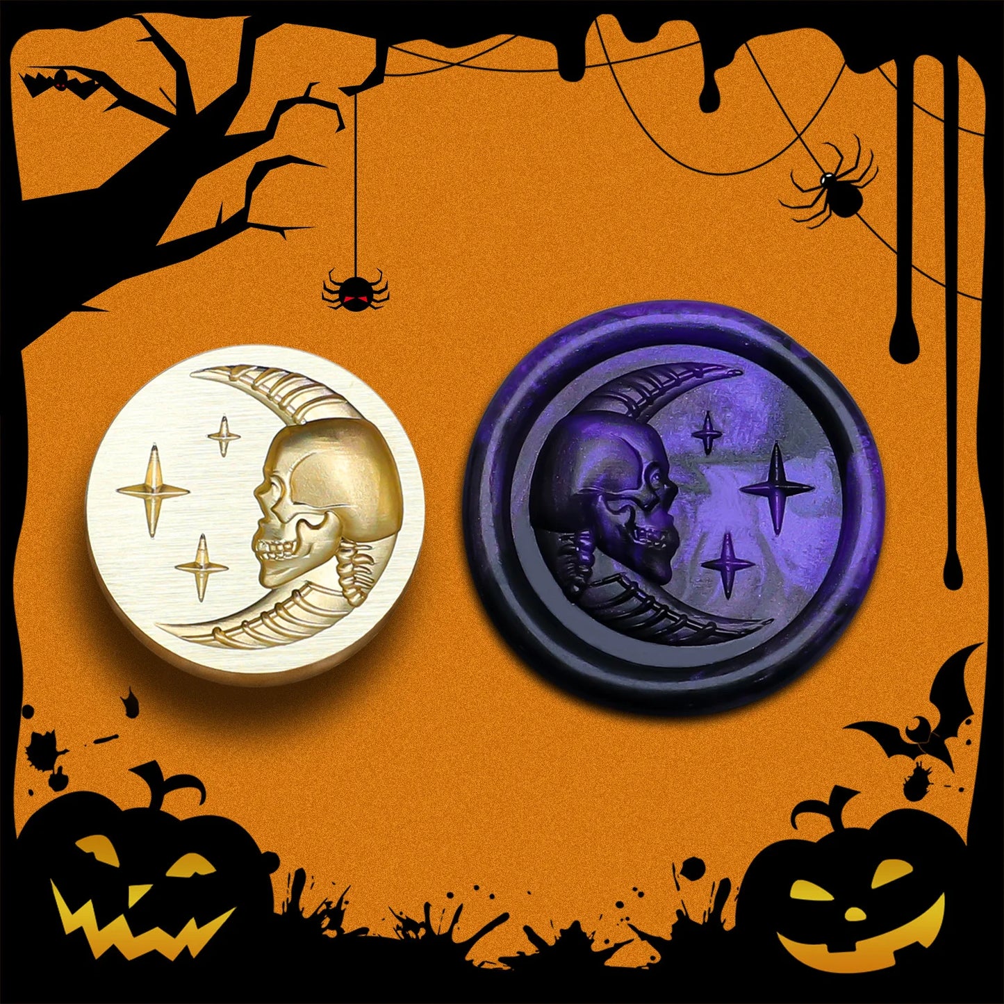 Wax Seal Stamp Halloween A Copper Head For Christmas Gift DIY Scrapbooking & Stamping Cards Envelopes Card Making Supplies