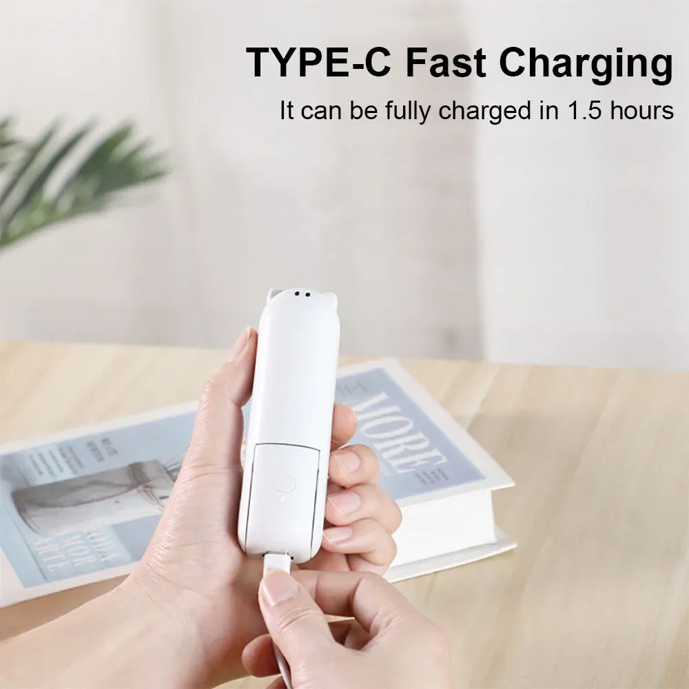 Portable Mini Handheld Fan Small Pocket USB Rechargeable Battery Fan Folding Cooling Hand Mini USB Fan with Power Bank