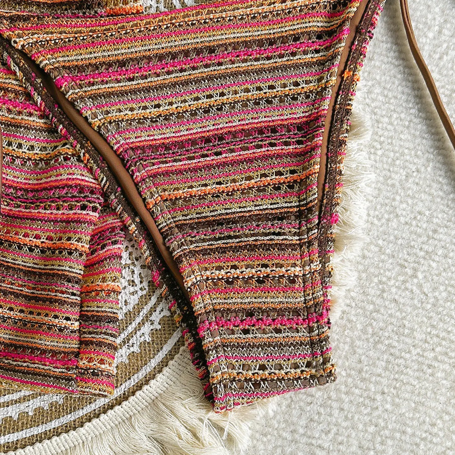 New Sexy Striped Bikinis Female Swimsuits Women 3 Piece Swimwear Beach Swim Wear Bathing Suits Brazilian Bikini Set Pool Bather