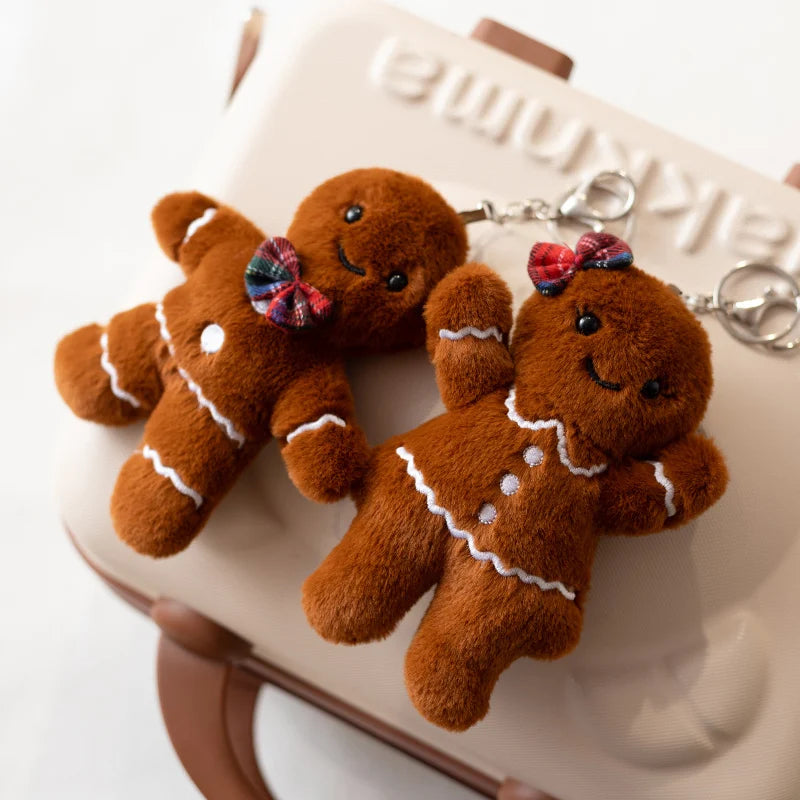 15/37cm Cartoon Hot Sale Gingerbread Plush Doll Pendant Boy Girl Biscuit Cookie Stuffed Toy Home Decor Christmas Gift For Kids