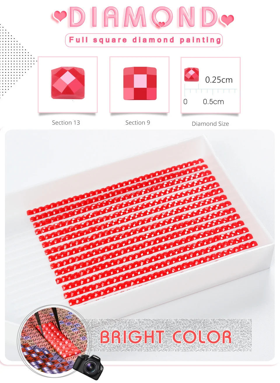 Huacan 5d Diamond Painting Portrait Santa Claus Full Square Round Diamond Mosaic Cartoon Handmade Christmas Gift Home Decor