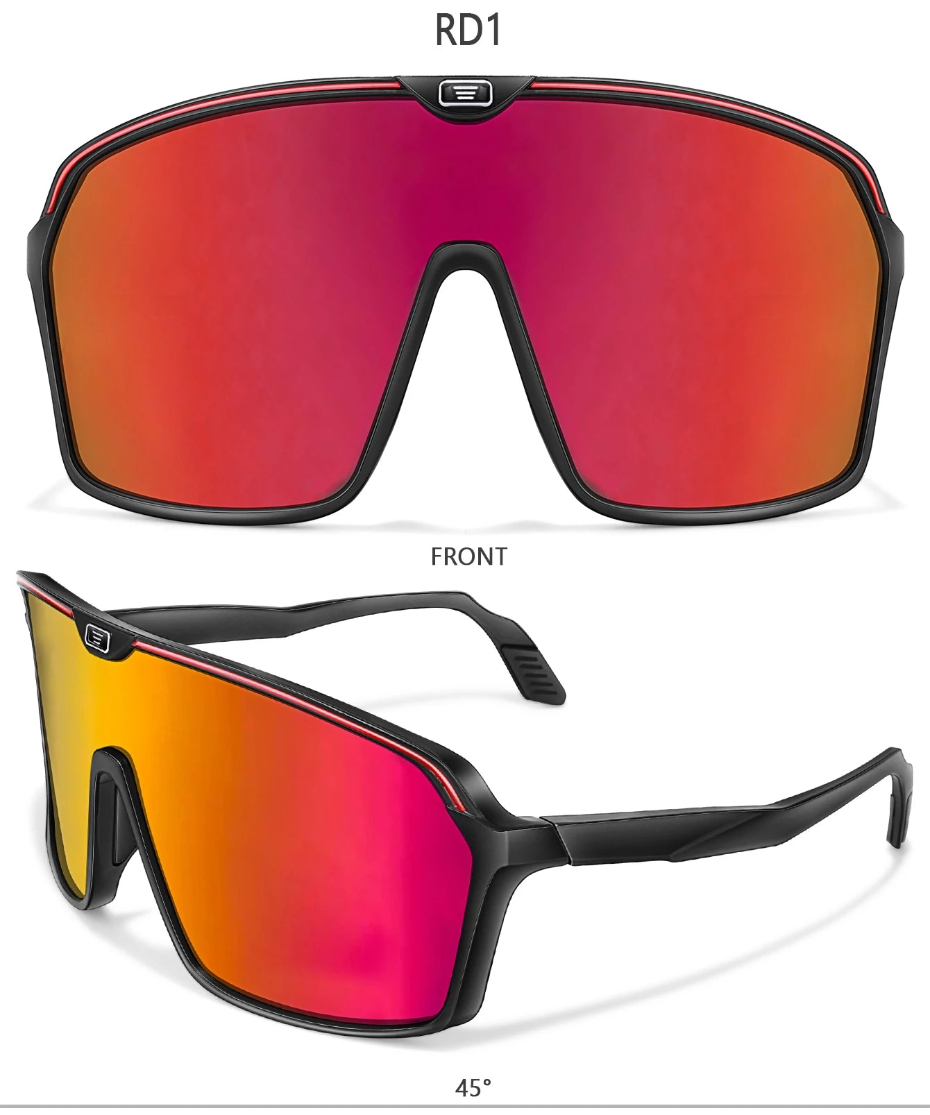 Large Frame Fishing SunGlasses for Men Women Outdoor Sports Windproof Cycling Camping Hiking Driving  Eyewear UV400