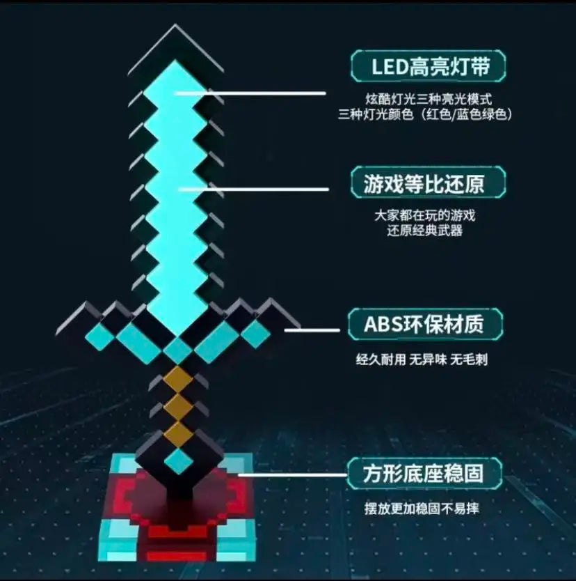 As Good As A Play with friend gift Brown stone Flashlight LED Night Light Bedroom Decorative Light Color Changing Christmas Gift