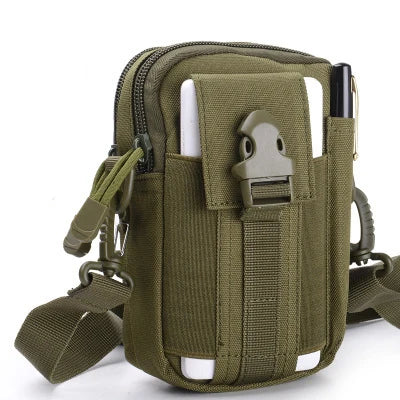 Men's Belt Bag Outdoor Waist Bag Bag Waterproof Camo Sports Hunting Accessories Storage bag Molle nylon cell phone