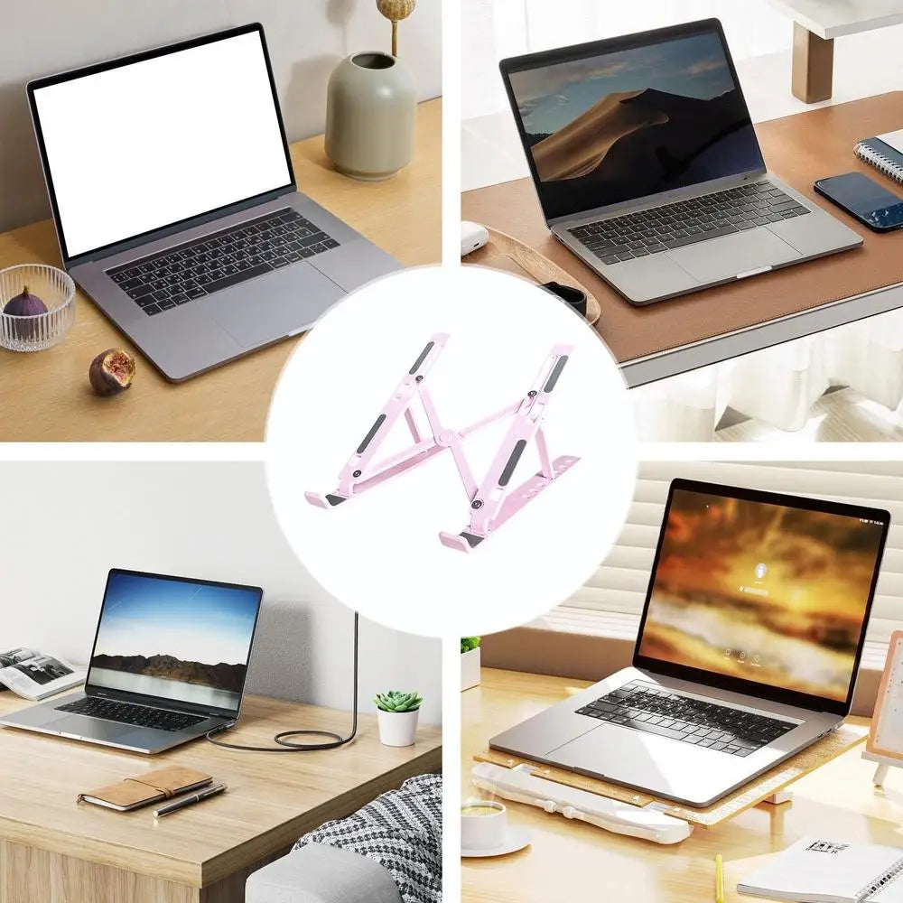 Notebook Stand Bracket Cooling Laptop Bracket Portable Adjustable Height Computer Stand For Notebook Laptop Computer Tablet