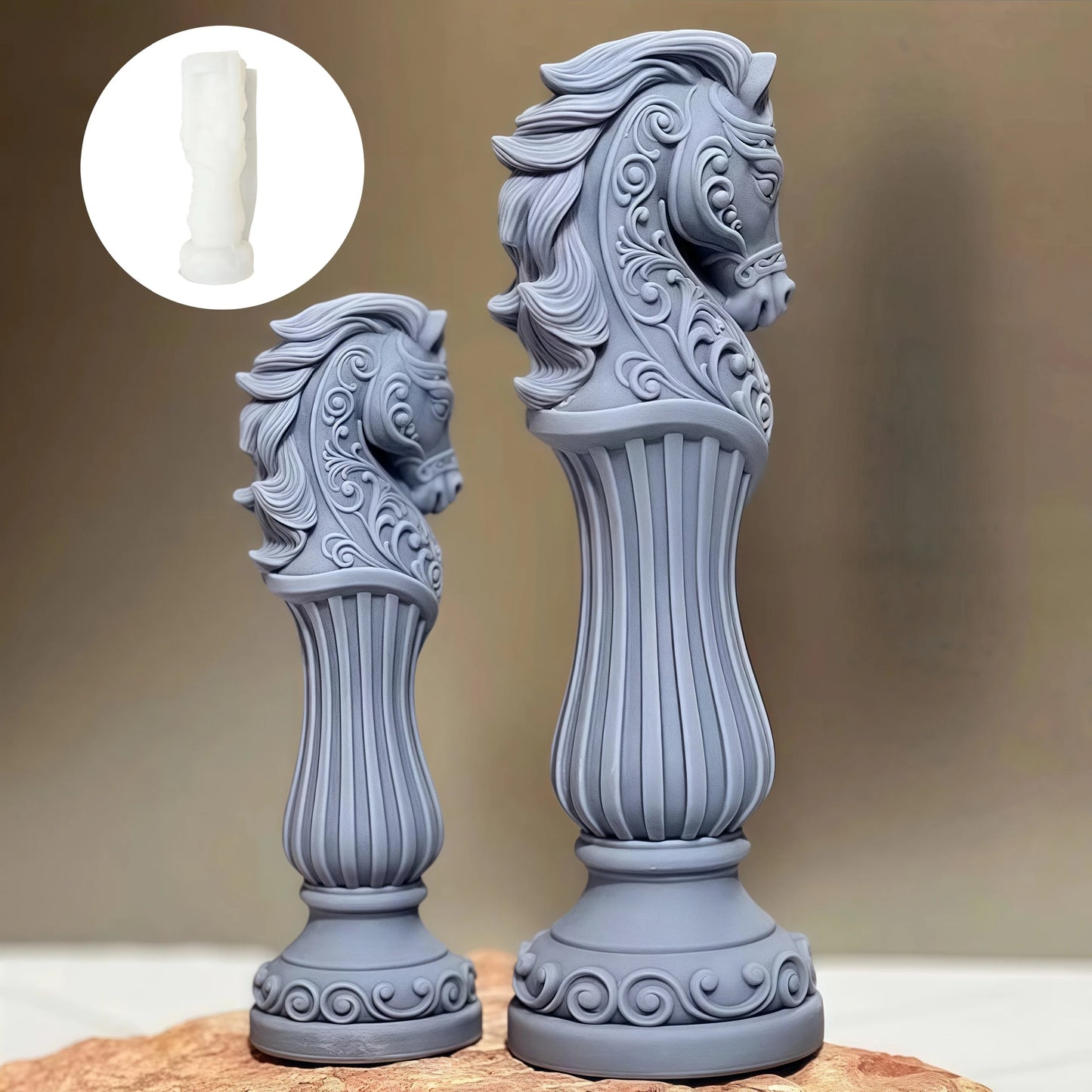 DIY Running horse candle silicone mold Running horse resin silicone mold Run horse concrete cement gypsum molds Christmas gift