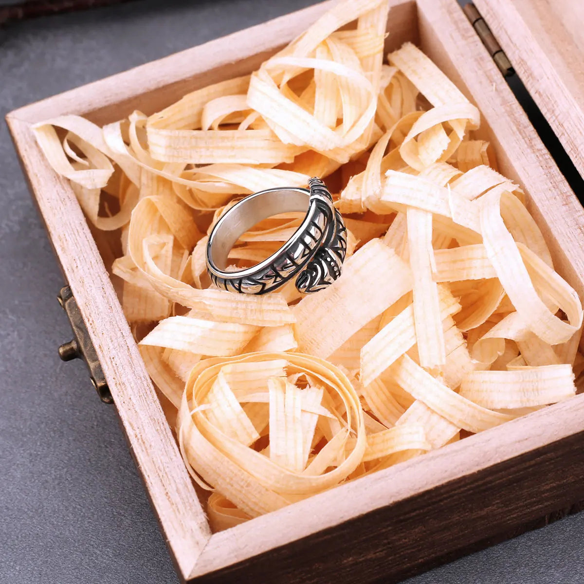 Personality Stainless Steel Serpentine Odin Rune Viking Men's and Women's Rings Punk Fashion Trend Party Jewelry Gifts