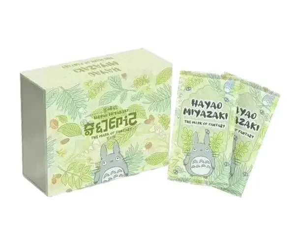 Genuine Hayao Miyazaki Anime Collection Card Chihiro and Chihiro Haal Mobile Castle Card Blind Box Children Toys Christmas Gift