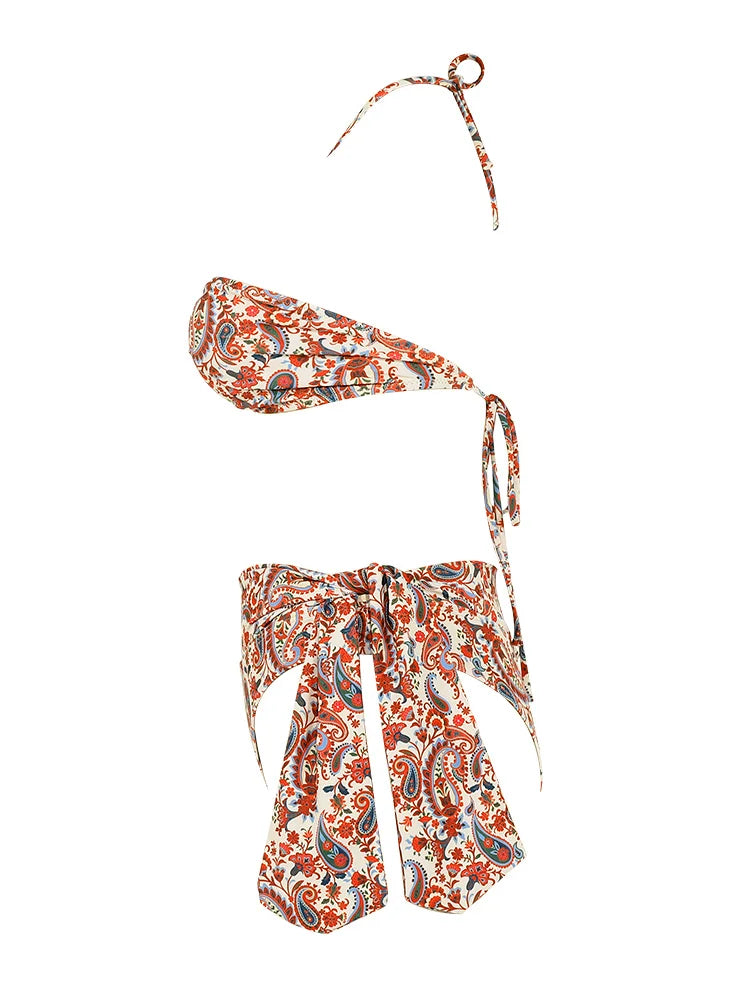 Sexy Patchwork Bikinis 2025 Swimsuit Women's Swimwear Triangle Bathing Suit Bandage Beachwear Thongs Bikini Sets Female Biquinis