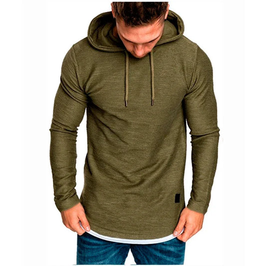 MRMT 2025 Brand New Men's Solid Color Hooded Casual Sports Long-Sleeved T-Shirt Pullover For Male Men's Hoodies Sweatshirts Tops
