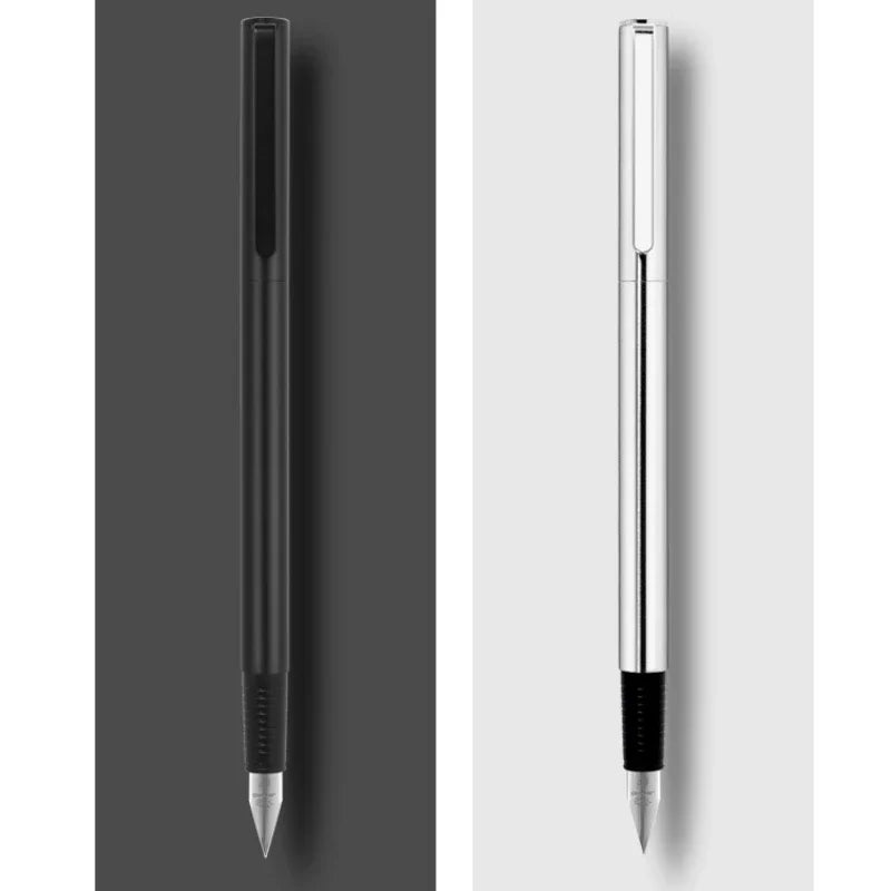 Jinhao 65 Black Silver Colors Fountain Pen EF F 0.30mm Nib Luxury Elegant Pen Business Office Student School Stationery Supplies