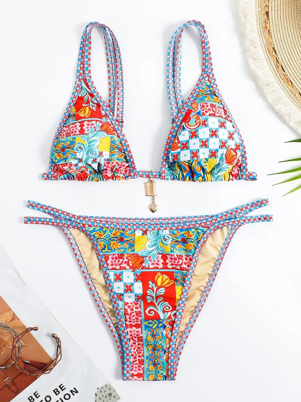 Printed Micro Bikinis 2025 Brazilian Bikini Women Swimwear Female Swimsuit Two-pieces Bikini Set Bathing Suit Swim Beach Wear