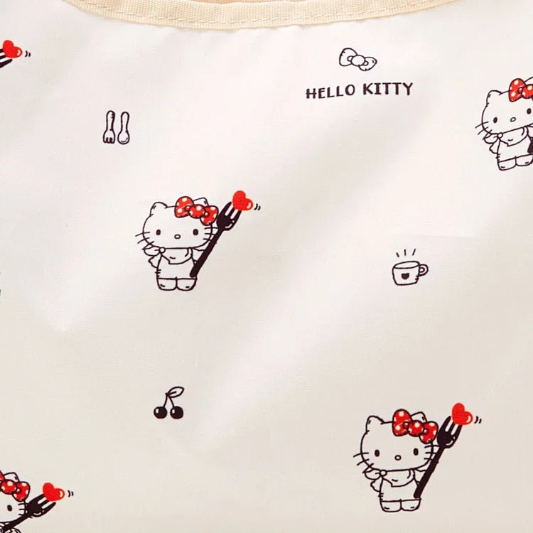 Foldable Hello Kitty Kuromi Melody Cinnamon Cartoon Storage Bag Organizer Folding Large Capacity Shopping Bag Christmas gift