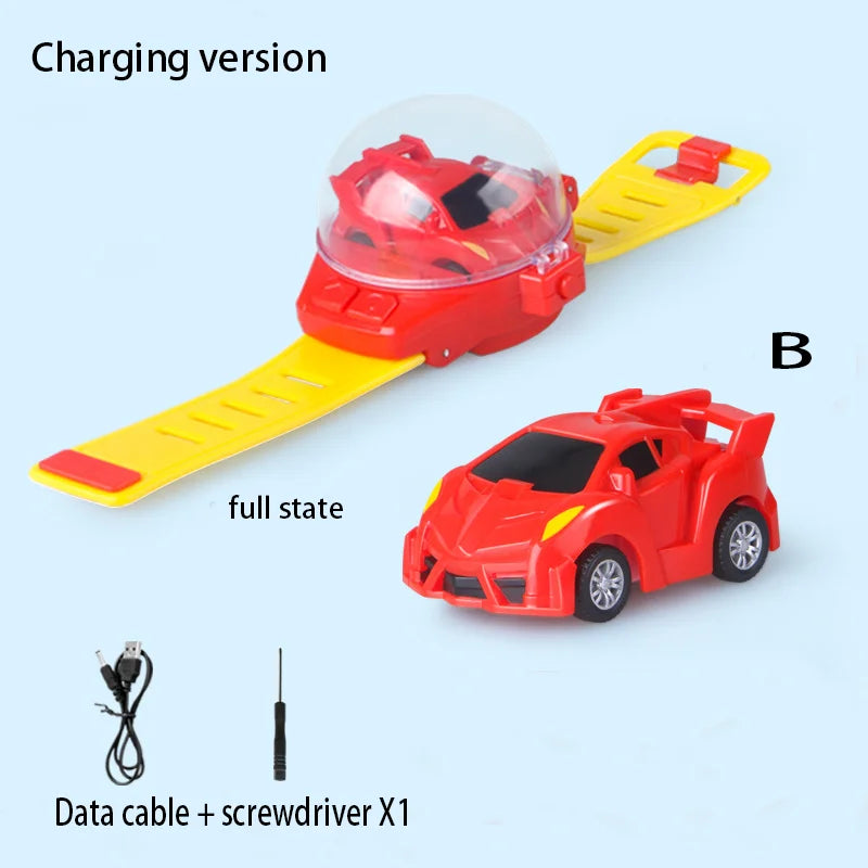 2.4G Mini Watch Control RC Car - Cute Kids’ Companion Toy | Birthday & Christmas Gift for Boys & Girls