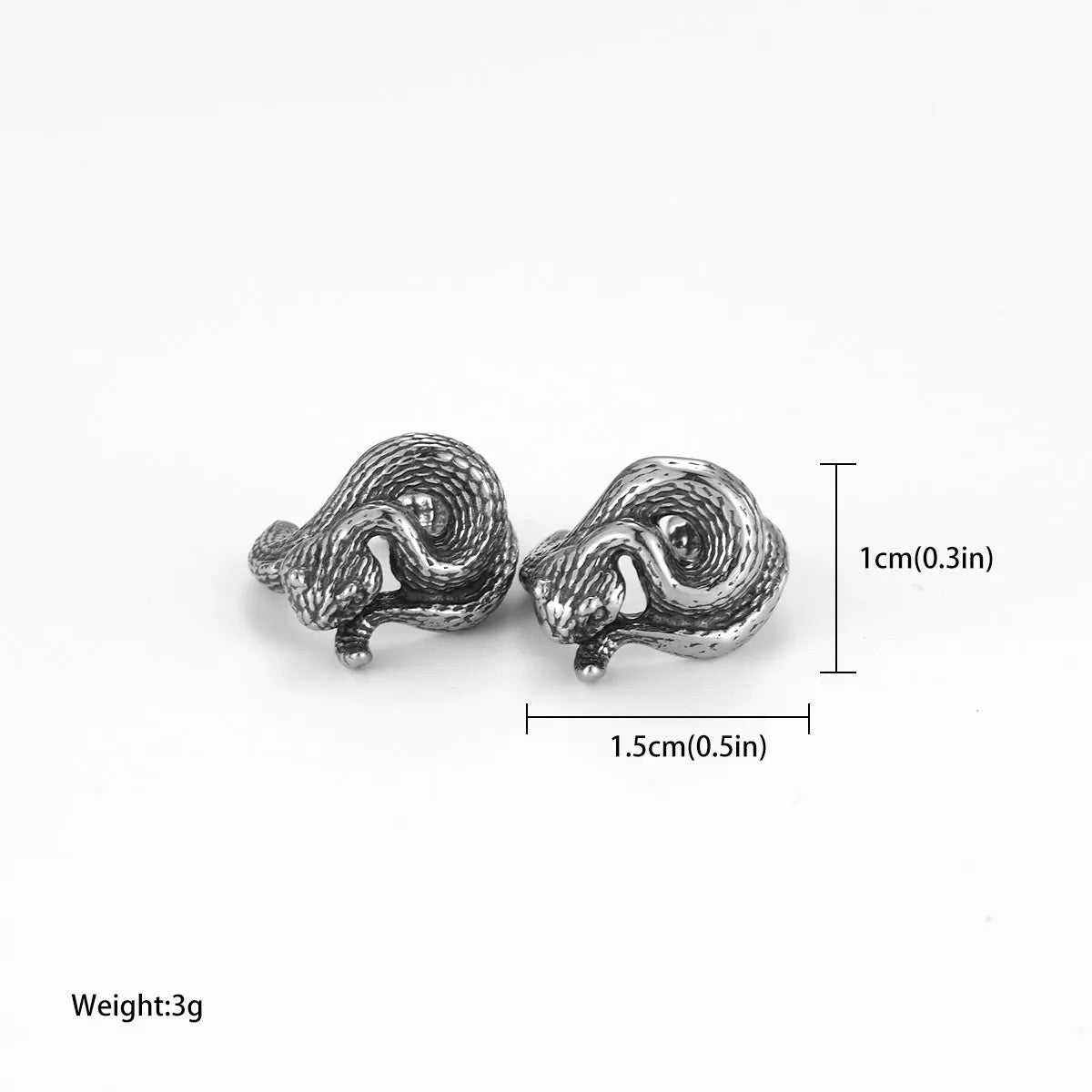 Fashion Tiny Women Ear Clip Earrings Stainless Steel Snake Shape Jewelry Girls Punk Hip Hop Wedding Party Earring Gift