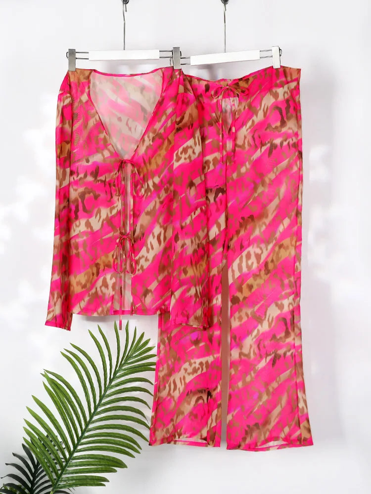 Bikinis 2025 Sexy Bikini Set cover up Swimsuit Women Beach Wear Summer Swimwear High Cut Bathing Suits Two Piece Suit Biquini