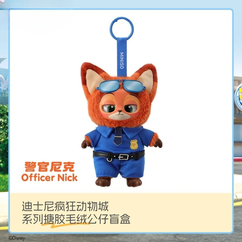 Halloween New Crazy Zootopia Vinyl Series Blind Box Cute Cartoon Character Vinyl Plush Bag Pendant Toy Doll Mystery Box Gift