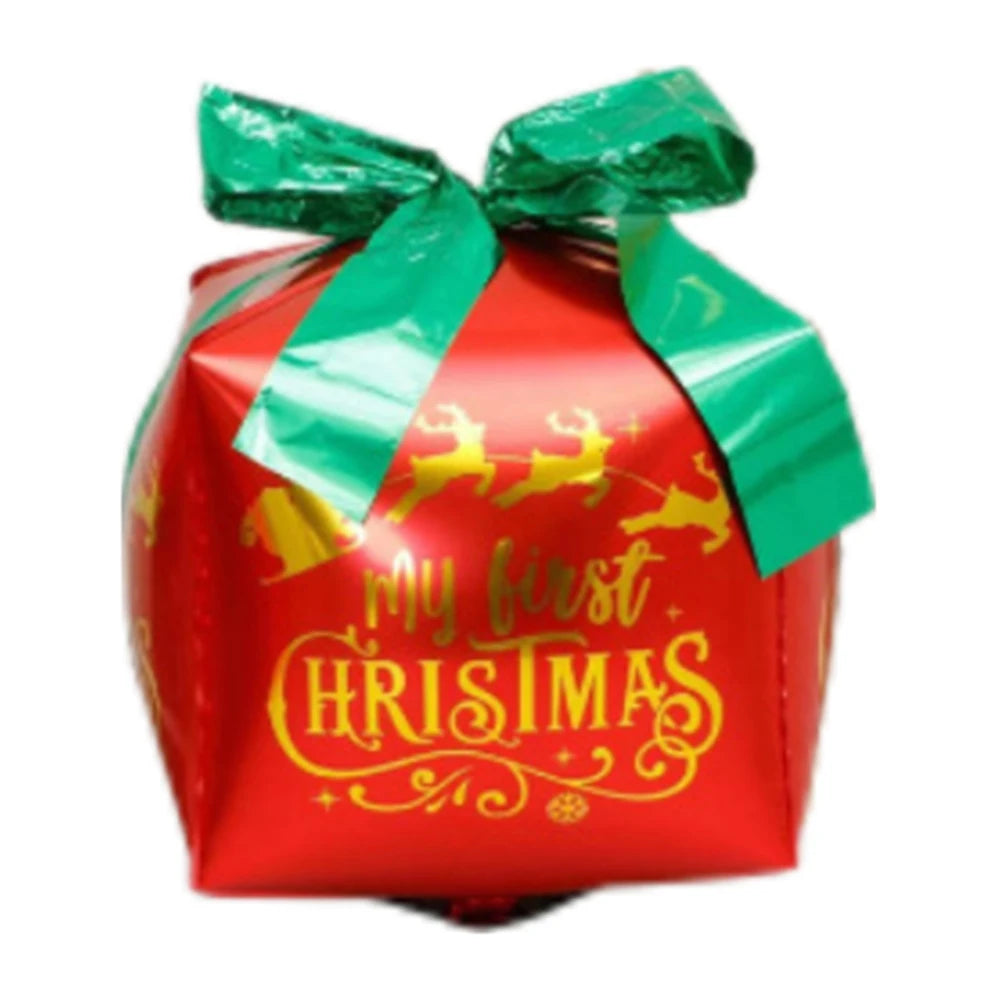 Large Standing Christmas Streetlights Balloon Puppy Snowman Santa Claus Foil Balloon for Kids Christmas Gift Home Decor Supplies