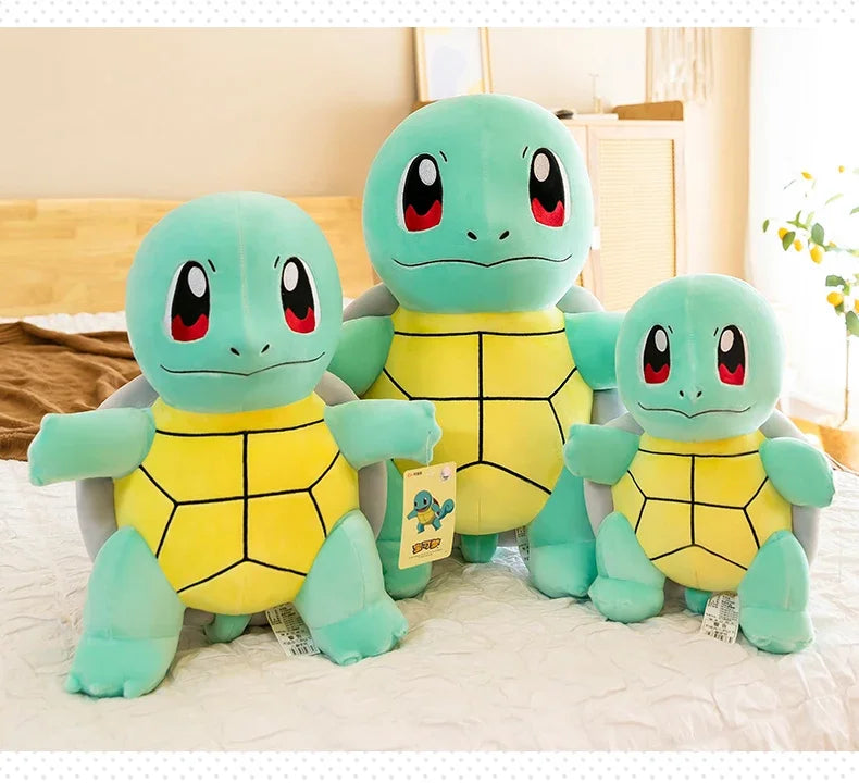 45cm Squirtle Plush Doll Big Size Pokemon Plush Toys Kawaii Stuffed Toys Cute Turtle Pillow Christmas Gift Toys for Boys Girls