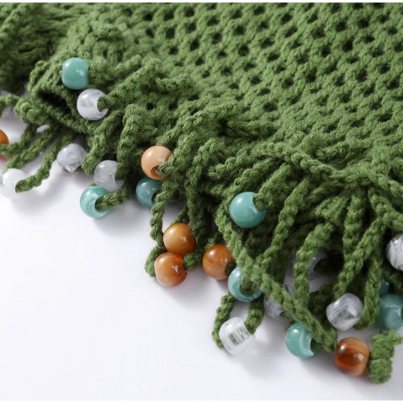 Sexy Beach Knit Women's Sets Crochet Flower Bikini Mini Skirt Female Suits 2025 Summer Halter Sleeveless Backless Top Skirts Set