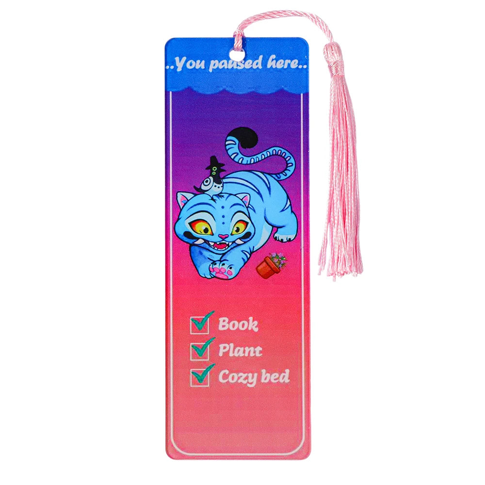 Kpop Demon Hunter Saja Boys Acrylic Bookmark Anime Merch Student Study Stationery Christmas Gift for Friends