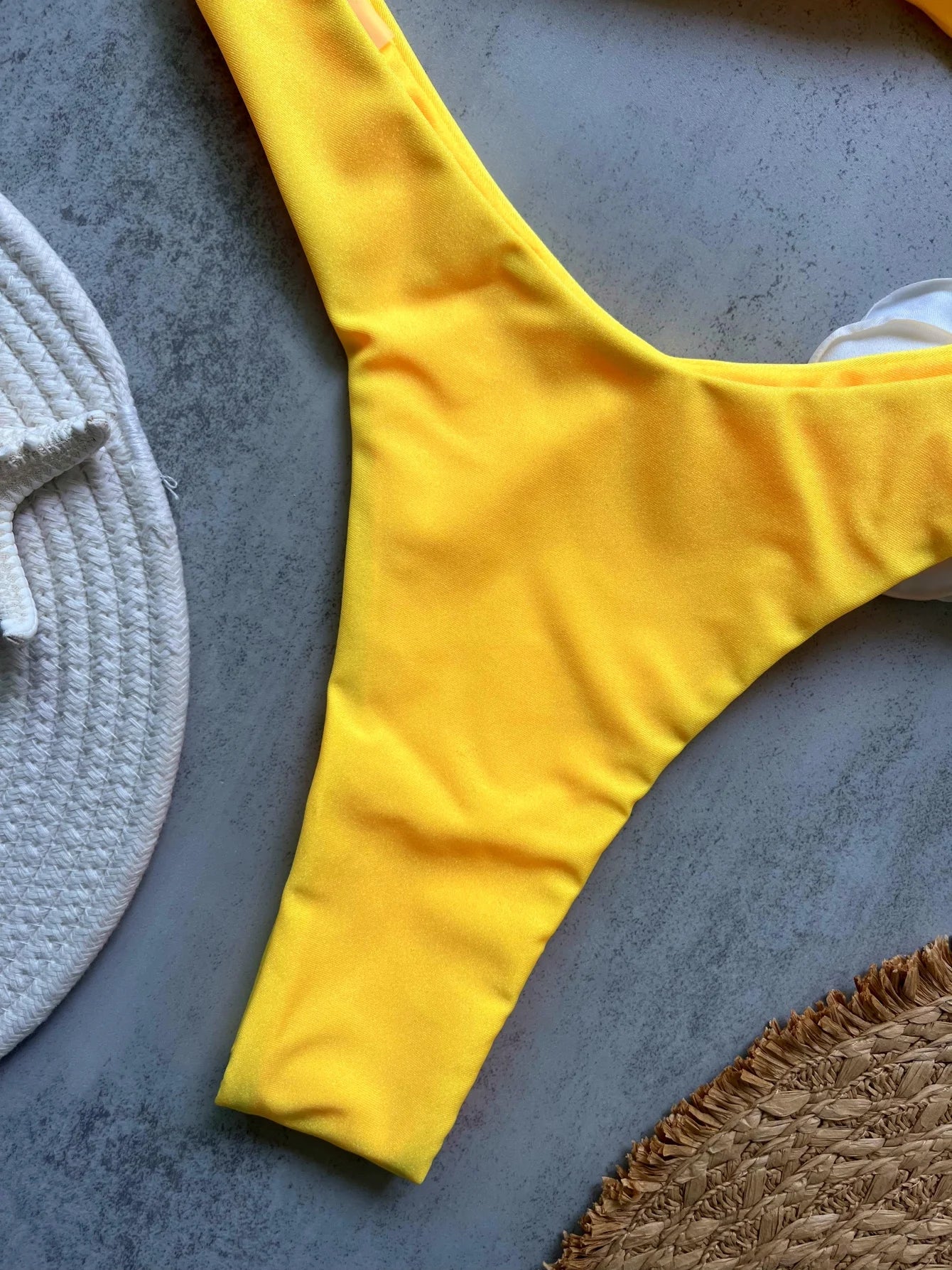 Sexy Flower Bandeau Swimwear Thong Bikini 2025 Women Lace-up Swimsuit Swimming Bathing Suit Brazilian Bikinis Sets Mujer Biquini