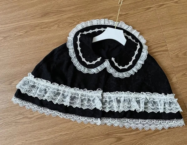 Super Fairy Lolita Dress Set New Spring and Autumn Sweet Girl Women's Flower Lace Bow Shirt Princess Jsk Suspender Dress